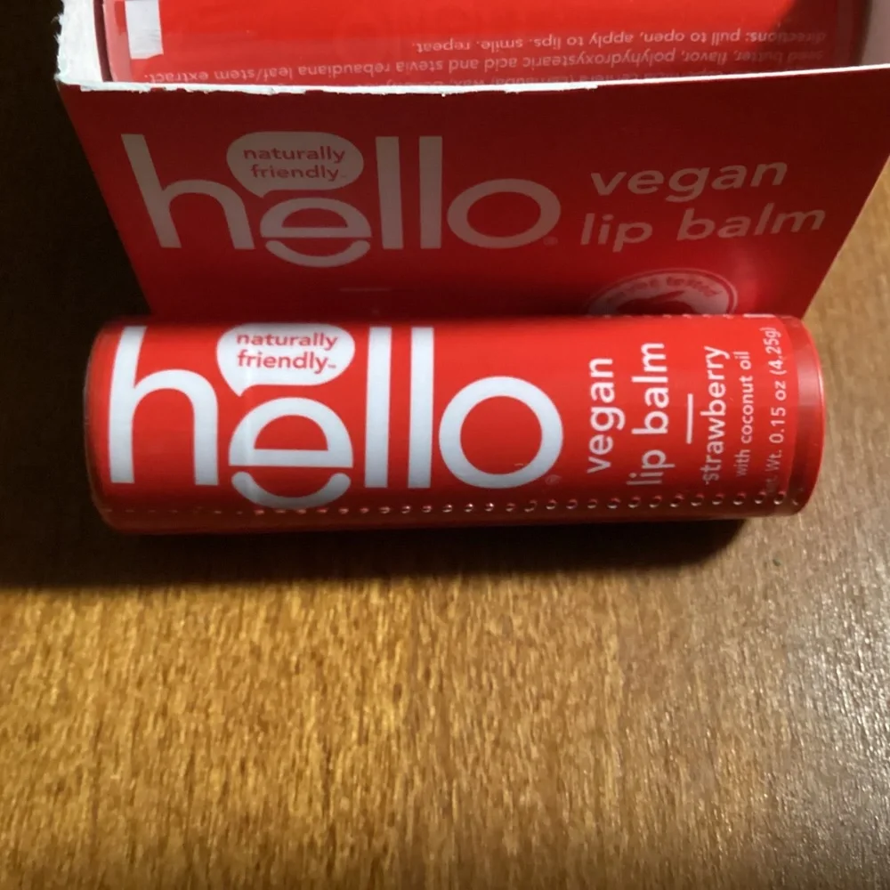 Hello Vegan Strawberry Lip Balm Bundle